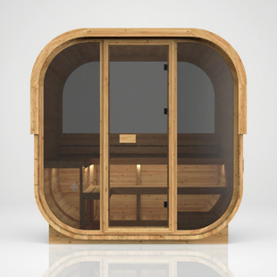 Cube 210 Scandi – Skandinavische Gartensauna für bis zu vier Personen